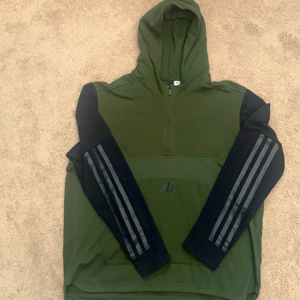 Men’s 2XL Adidas half zip hoodie